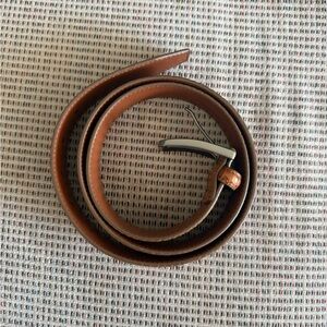 Men's Brown Leather Belt